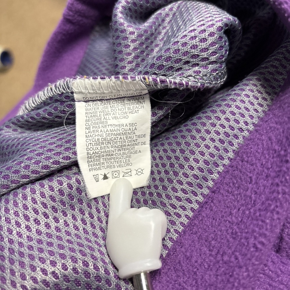 The North Face Summit Series Purple Fleece Full Zip Jacket Women's M Medium - Picture 10 of 11